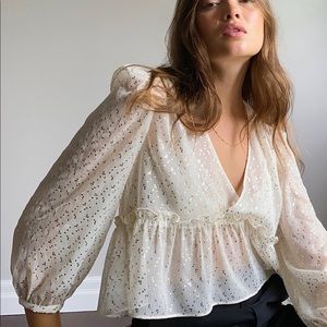 Aritzia Sunday Best jinx blouse